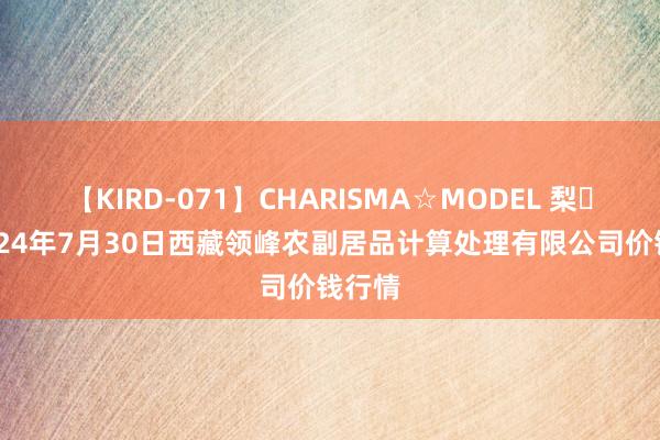 【KIRD-071】CHARISMA☆MODEL 梨々花 2024年7月30日西藏领峰农副居品计算处理有限公司价钱行情