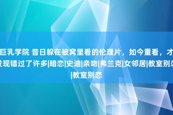 巨乳学院 昔日躲在被窝里看的伦理片，如今重看，才发现错过了许多|暗恋|史迪|亲吻|弗兰克|女邻居|教室别恋